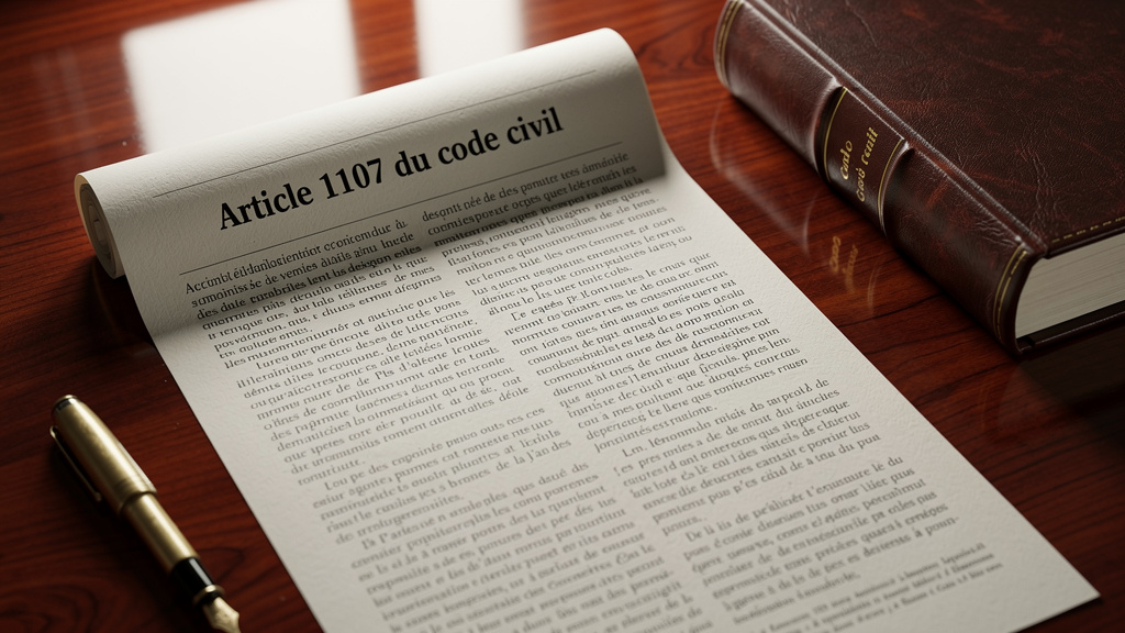 Article 1107 du code civil : un pilier des relations contractuelles